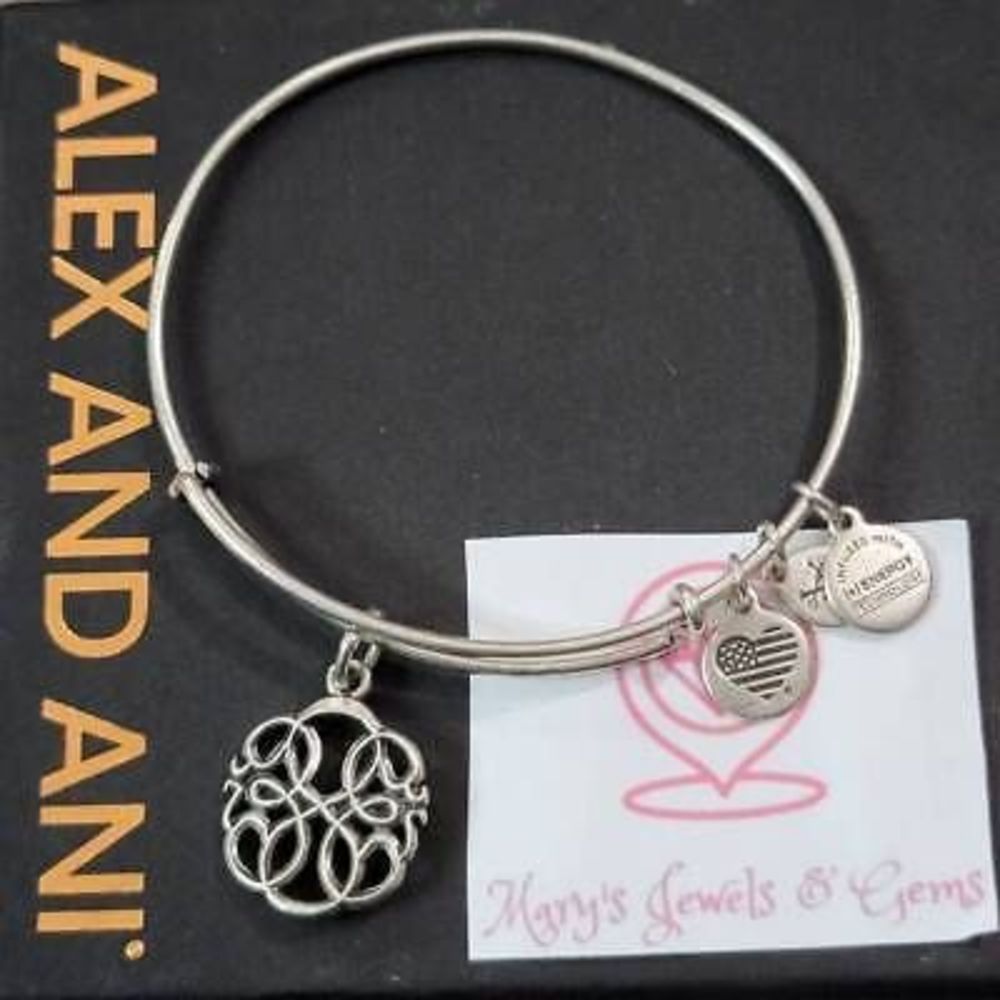Alex and Ani Path of Life charm bracelet